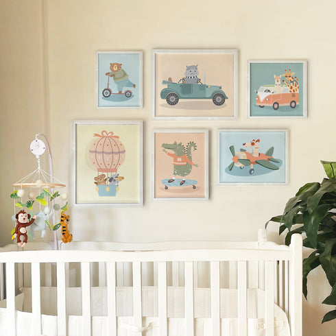 Animals in Vehicles - Gallery Wall